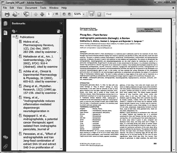 Sample of a Non-Patent Literature PDF